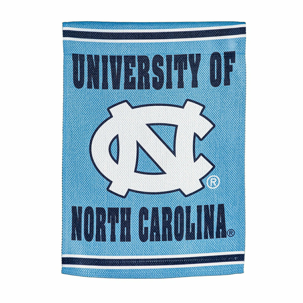 Embossed Suede Flag, GDN Size, University of North Carolina, Collegiate, Home