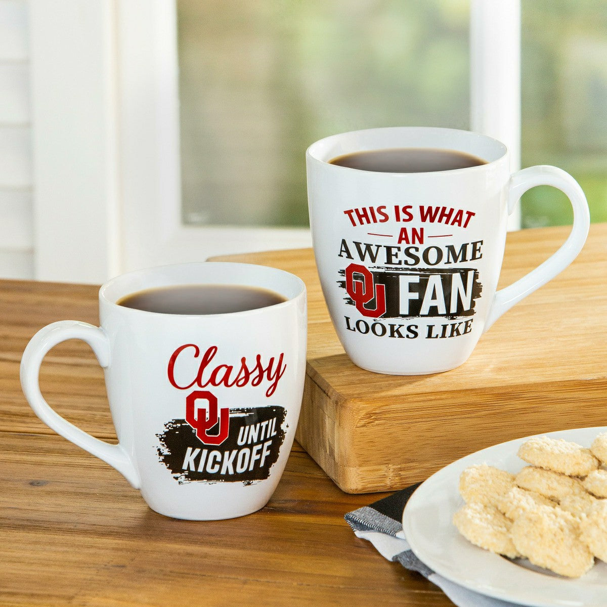 University of Oklahoma, Ceramic Cup O'Java 17oz Gift Set, Collegiate, Home