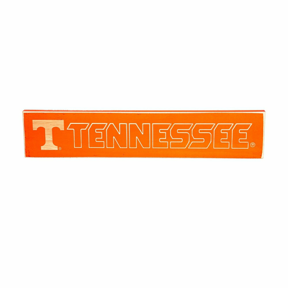 University of Tennessee Engraved Wood Sign, 3.5" x 18", Collegiate, Home