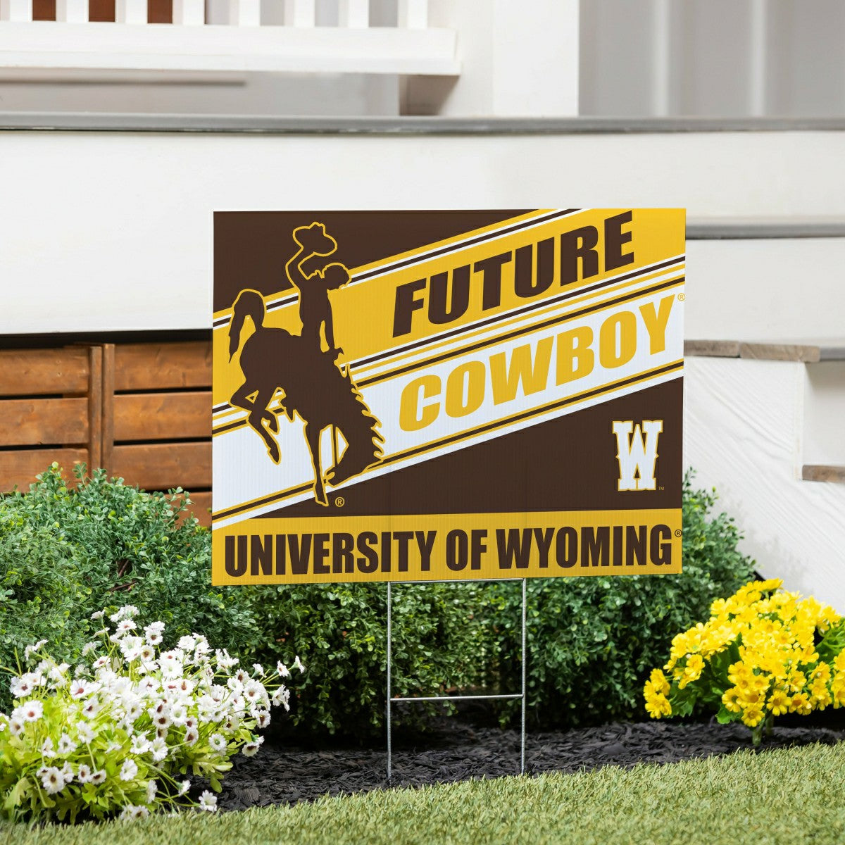 University of Wyoming Coroplast Yard Sign, Future Student, Home