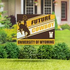 University of Wyoming Coroplast Yard Sign, Future Student, Home