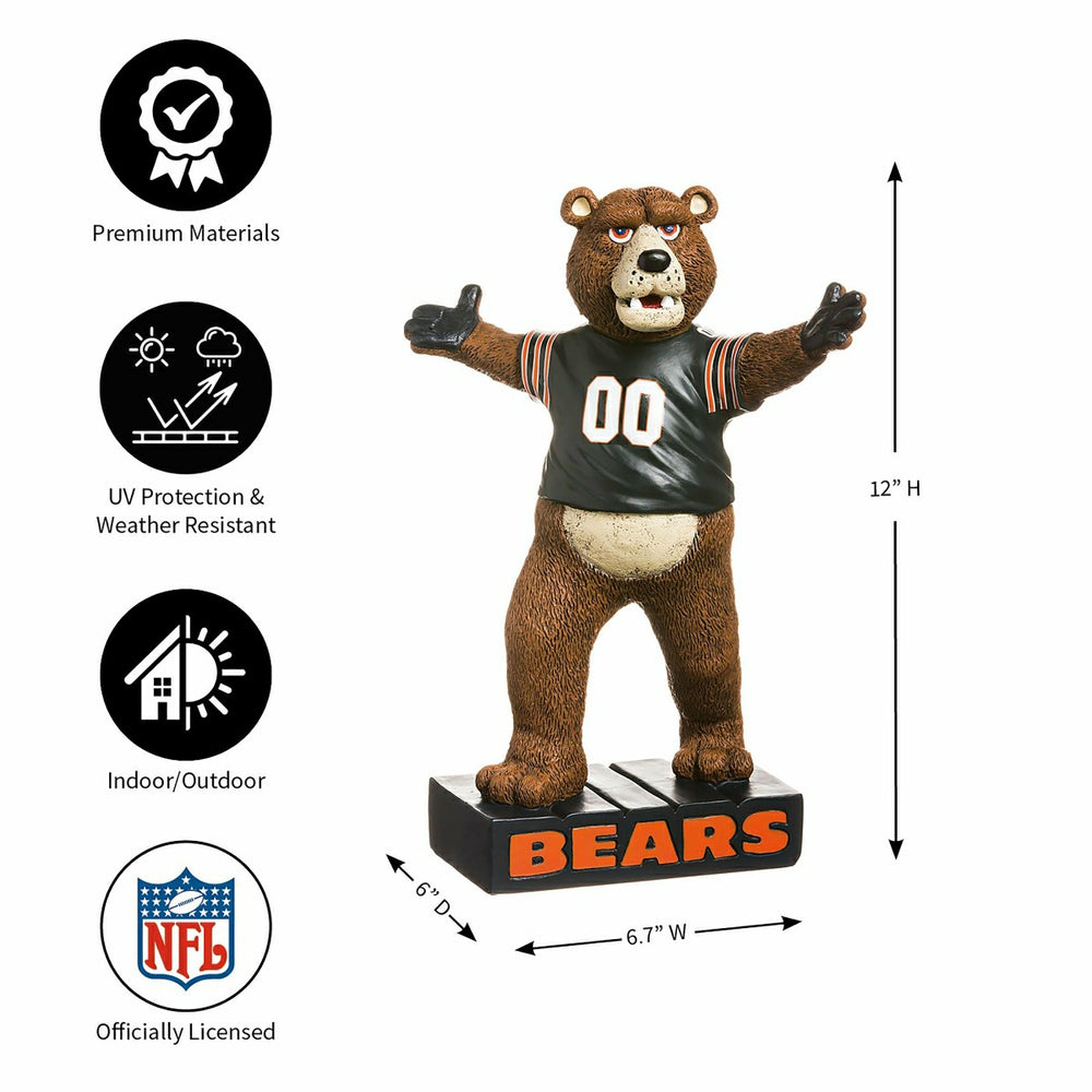 Chicago Bears Mascot Statue, Home