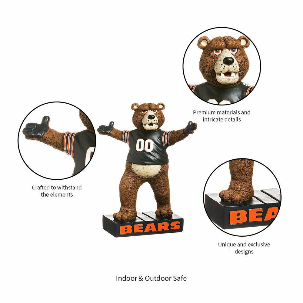 Chicago Bears Mascot Statue, Home