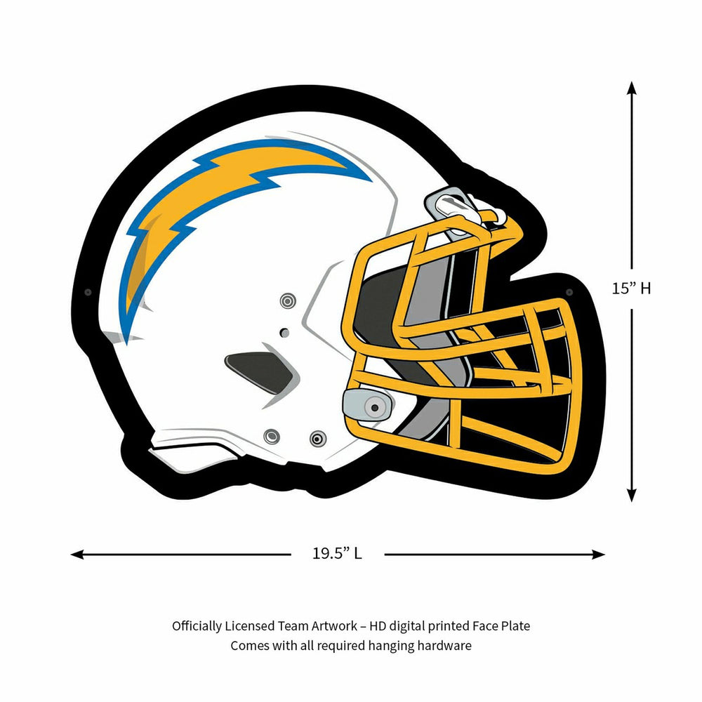 LED Wall Decor, Helmet, Los Angeles Chargers, Home