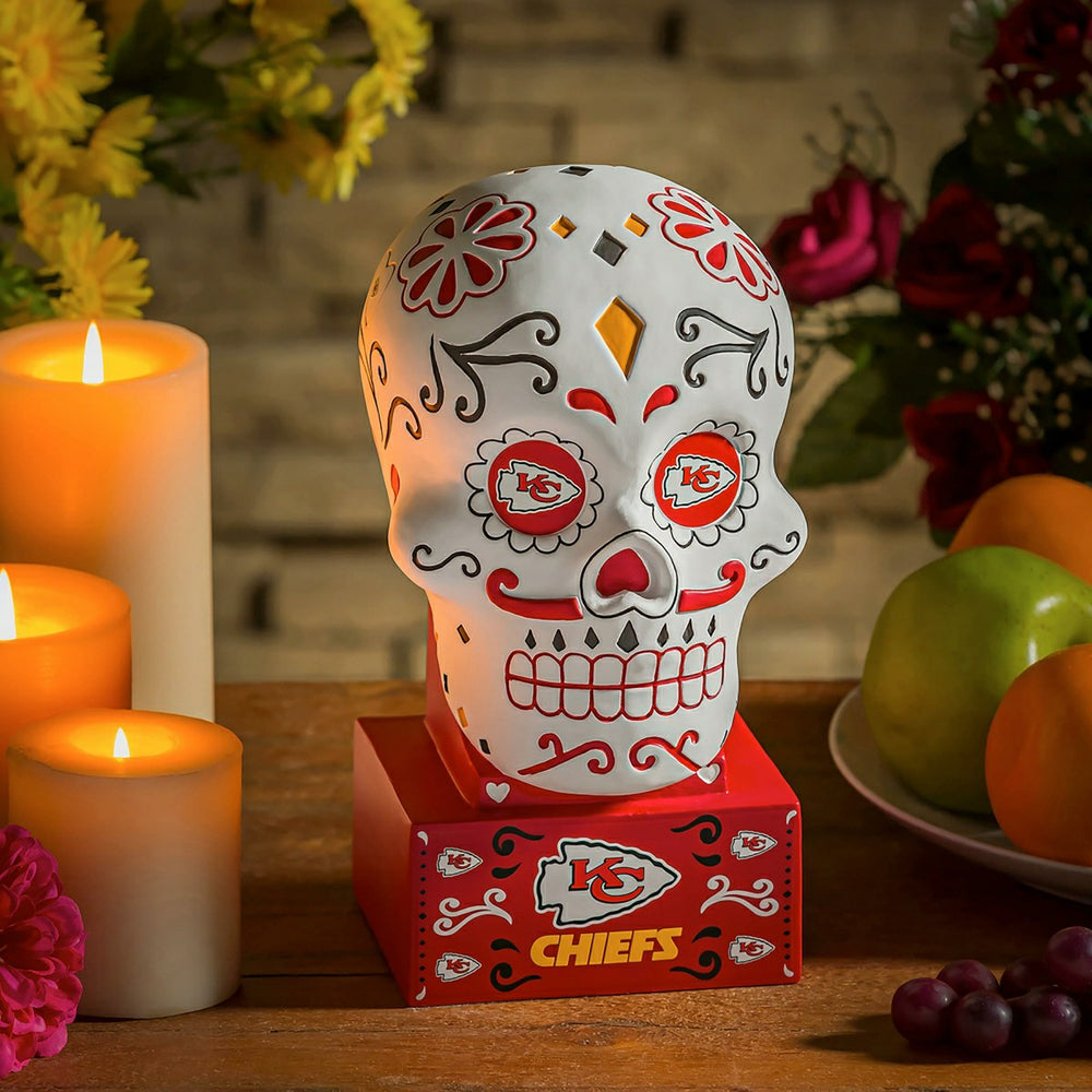 Kansas City Chiefs Sugar Skull Statue, Home