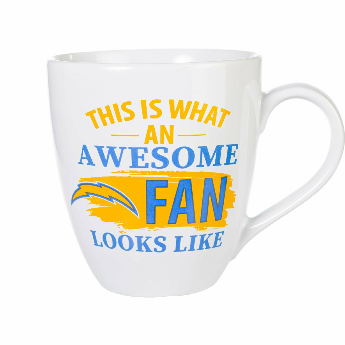 Los Angeles Chargers, Ceramic Cup O'Java 17oz Gift Set, Home