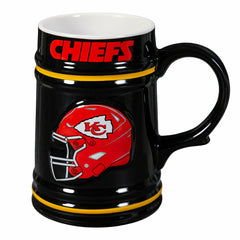 Kansas City Chiefs Ceramic Stein Cup, 24oz, Home