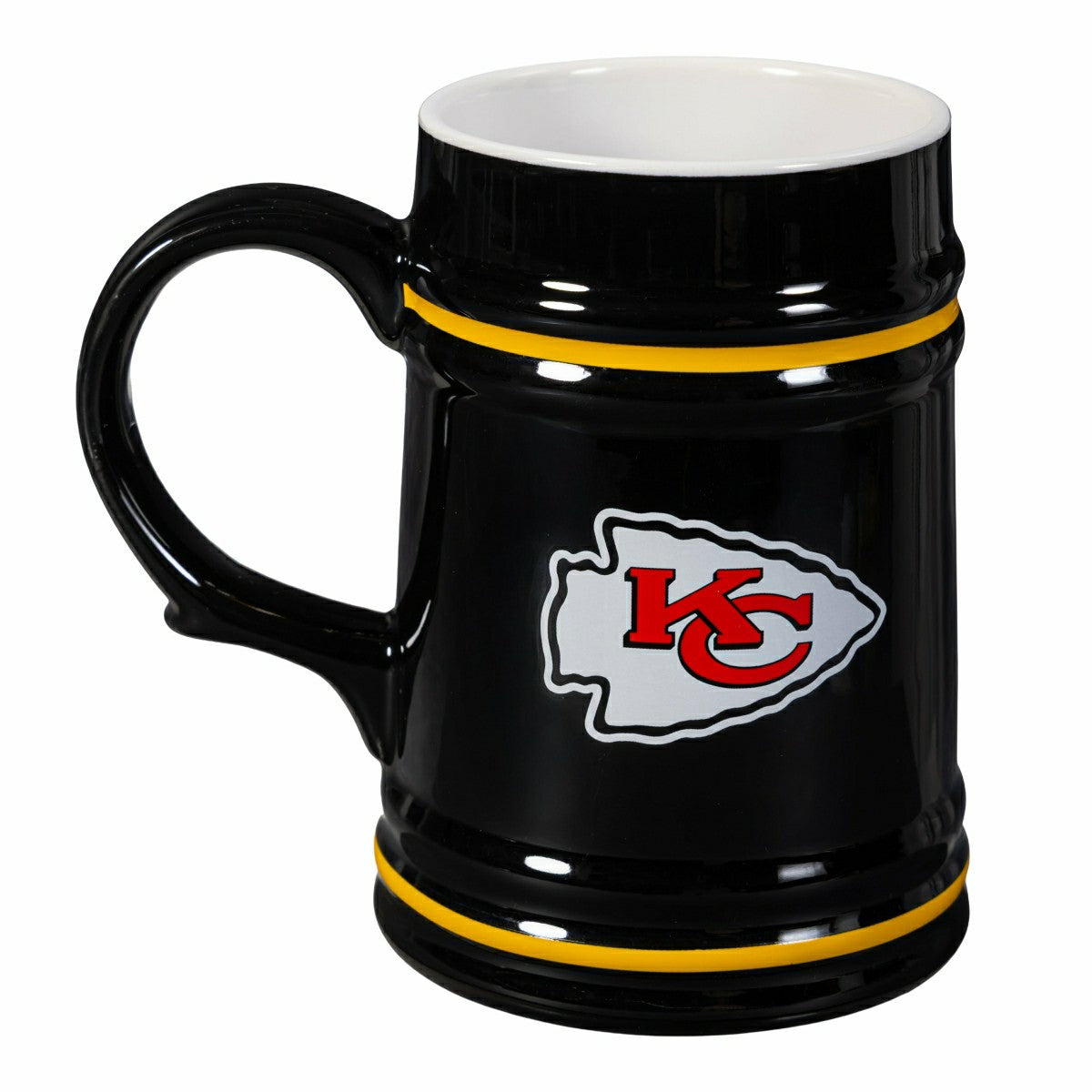 Kansas City Chiefs Ceramic Stein Cup, 24oz, Home