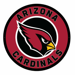 LED Wall Decor, Round, Arizona Cardinals, Home