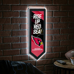 LED Wall Decor, Pennant, Arizona Cardinals, Home