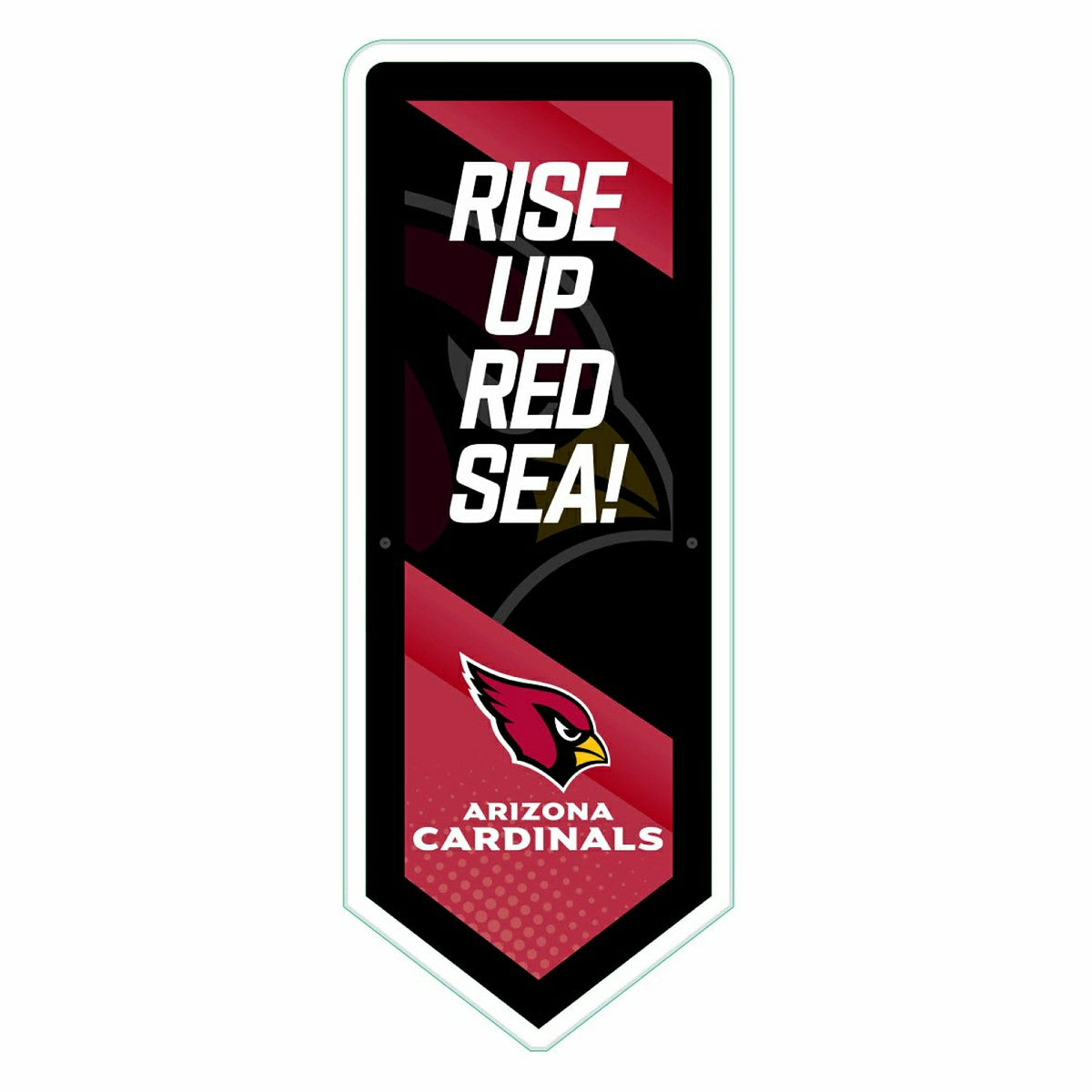 LED Wall Decor, Pennant, Arizona Cardinals, Home
