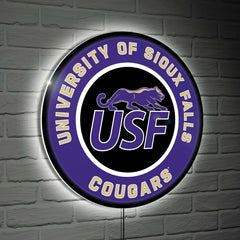 University of Sioux Falls Large Round Edgelite LED Decor, Home
