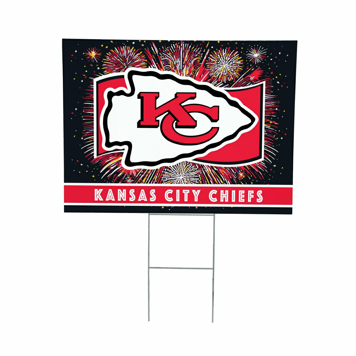 Kansas City Chiefs Yard Sign, Patriotic, Home