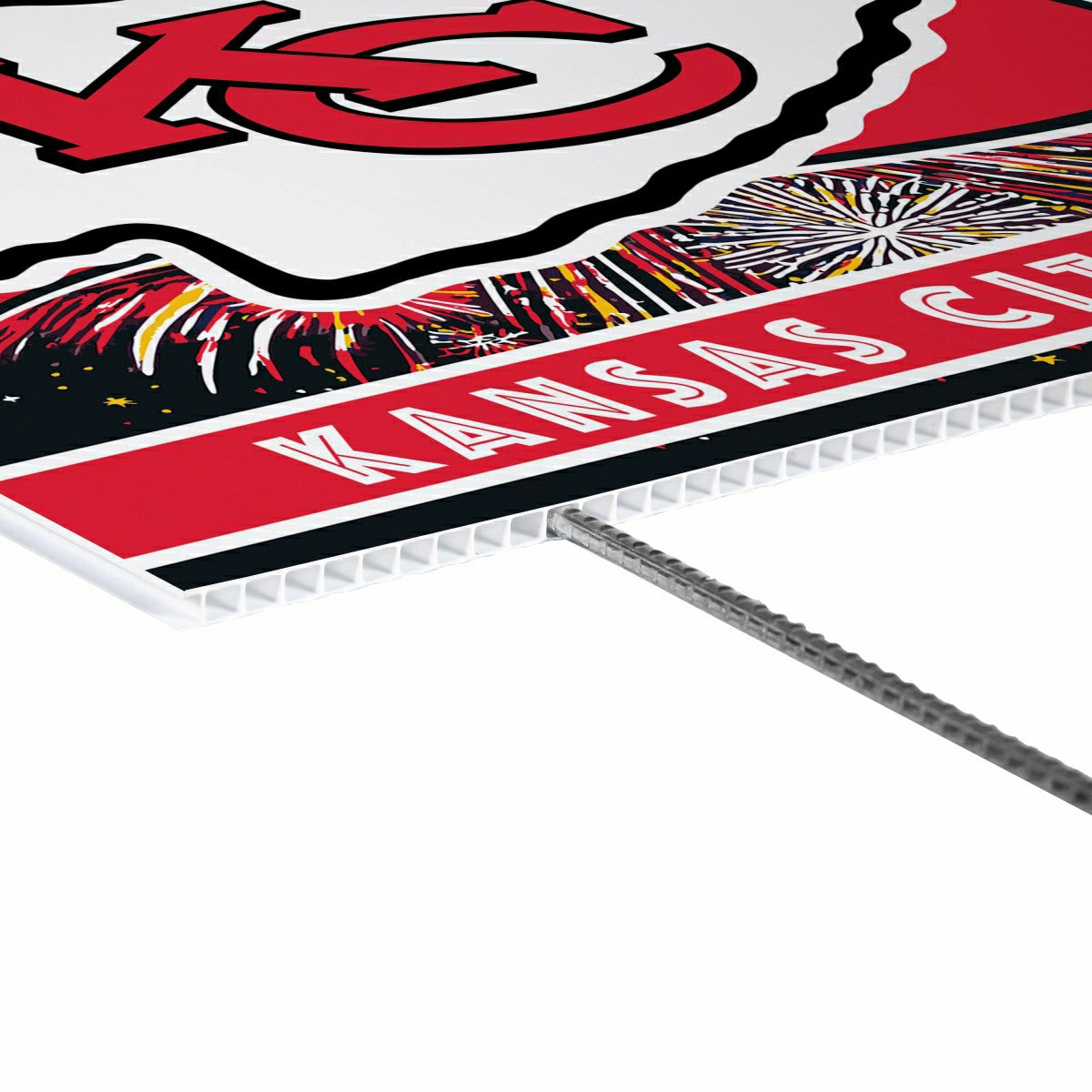 Kansas City Chiefs Yard Sign, Patriotic, Home
