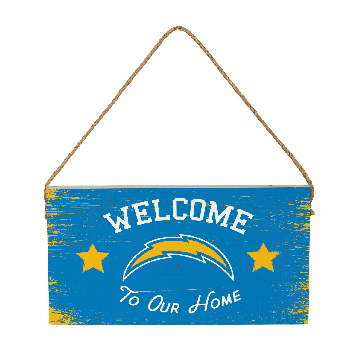 Los Angeles Chargers Wood Wall Sign, 6x11, Home