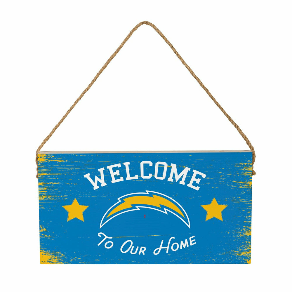 Los Angeles Chargers Wood Wall Sign, 6x11, Home