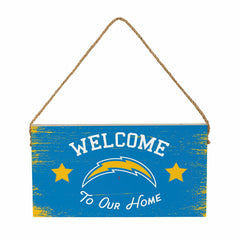 Los Angeles Chargers Wood Wall Sign, 6x11, Home
