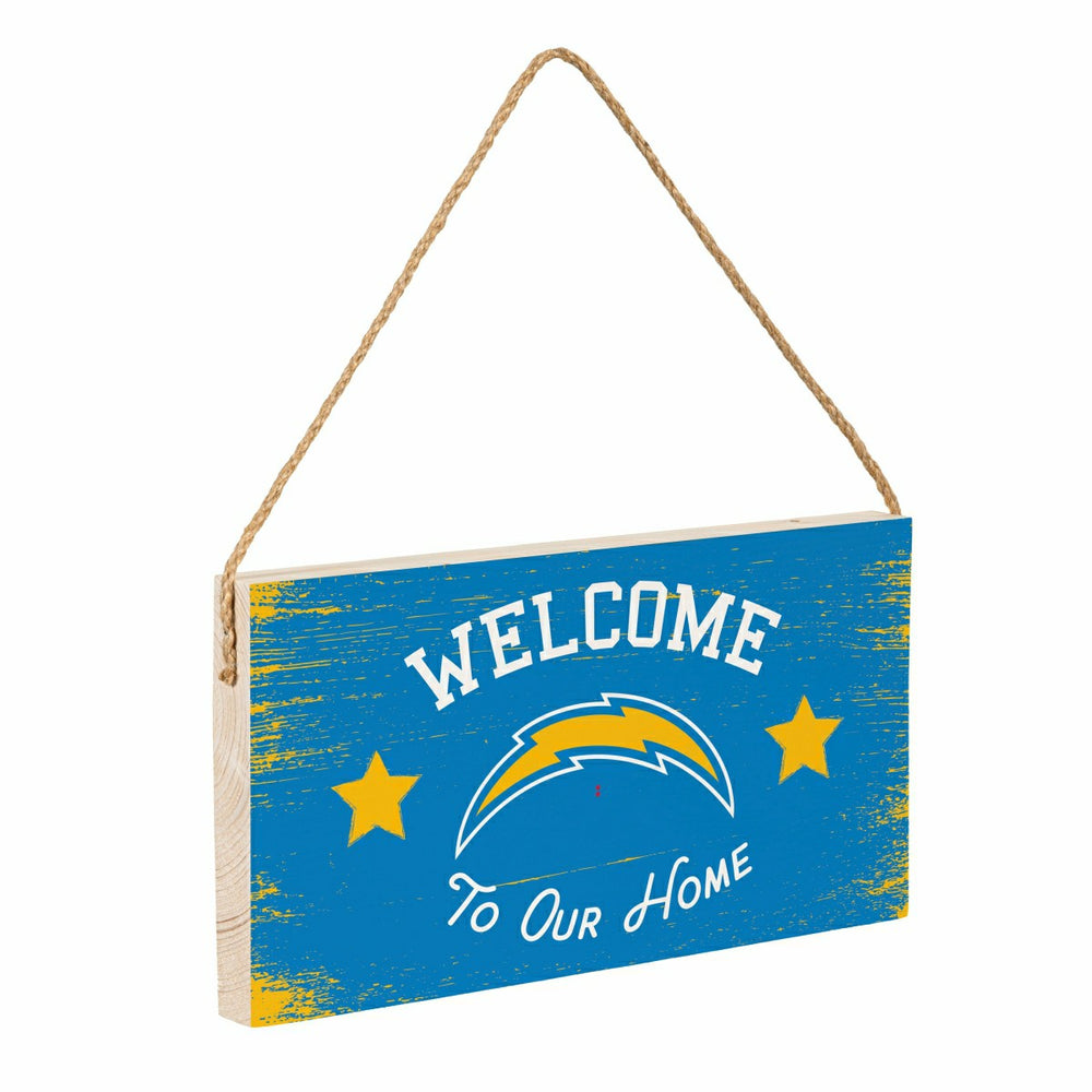 Los Angeles Chargers Wood Wall Sign, 6x11, Home