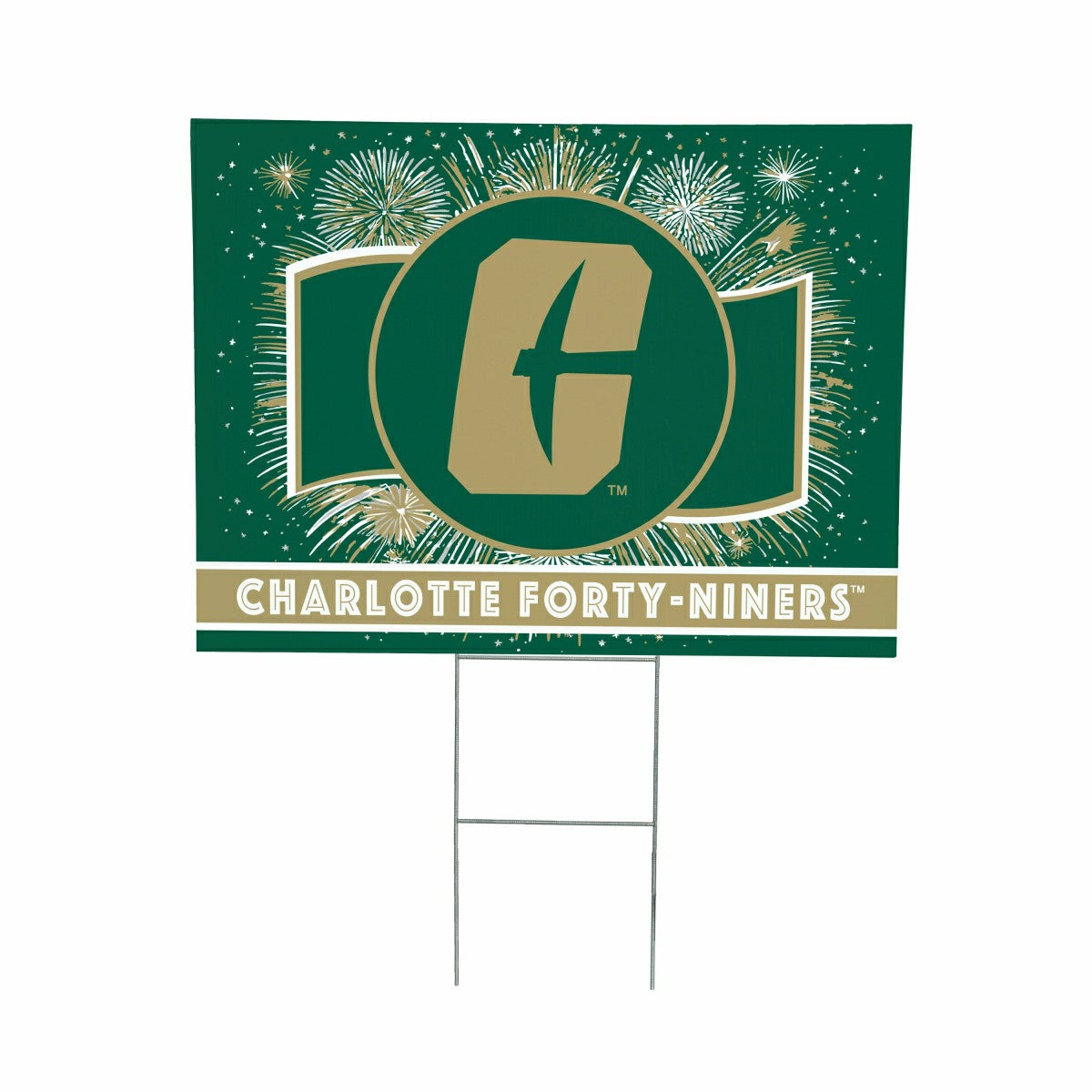 University of North Carolina/Charlotte Yard Sign, Patriotic, Home