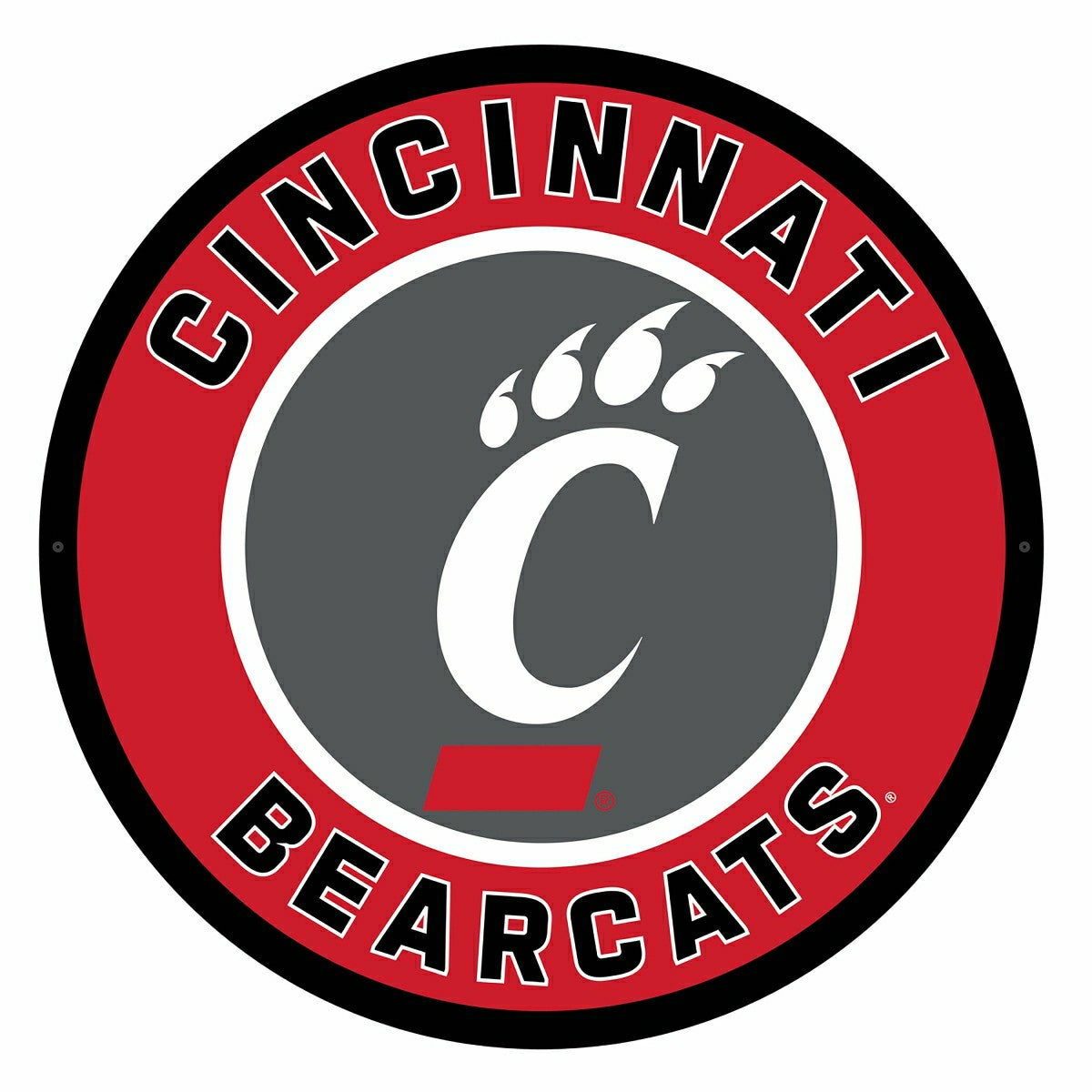 LED Wall Decor, Round, University of Cincinnati, Home
