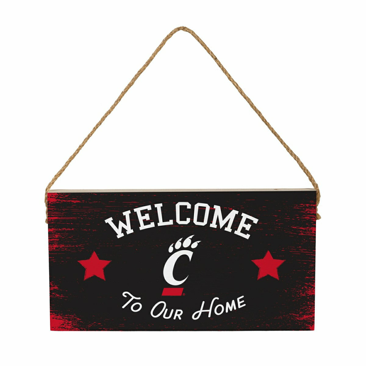 University of Cincinnati Wood Wall Sign, 6x11, Home