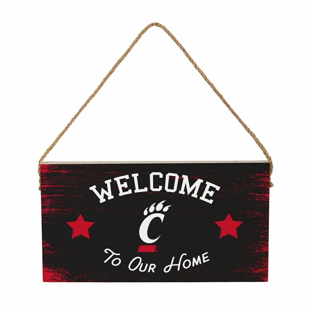 University of Cincinnati Wood Wall Sign, 6x11, Home