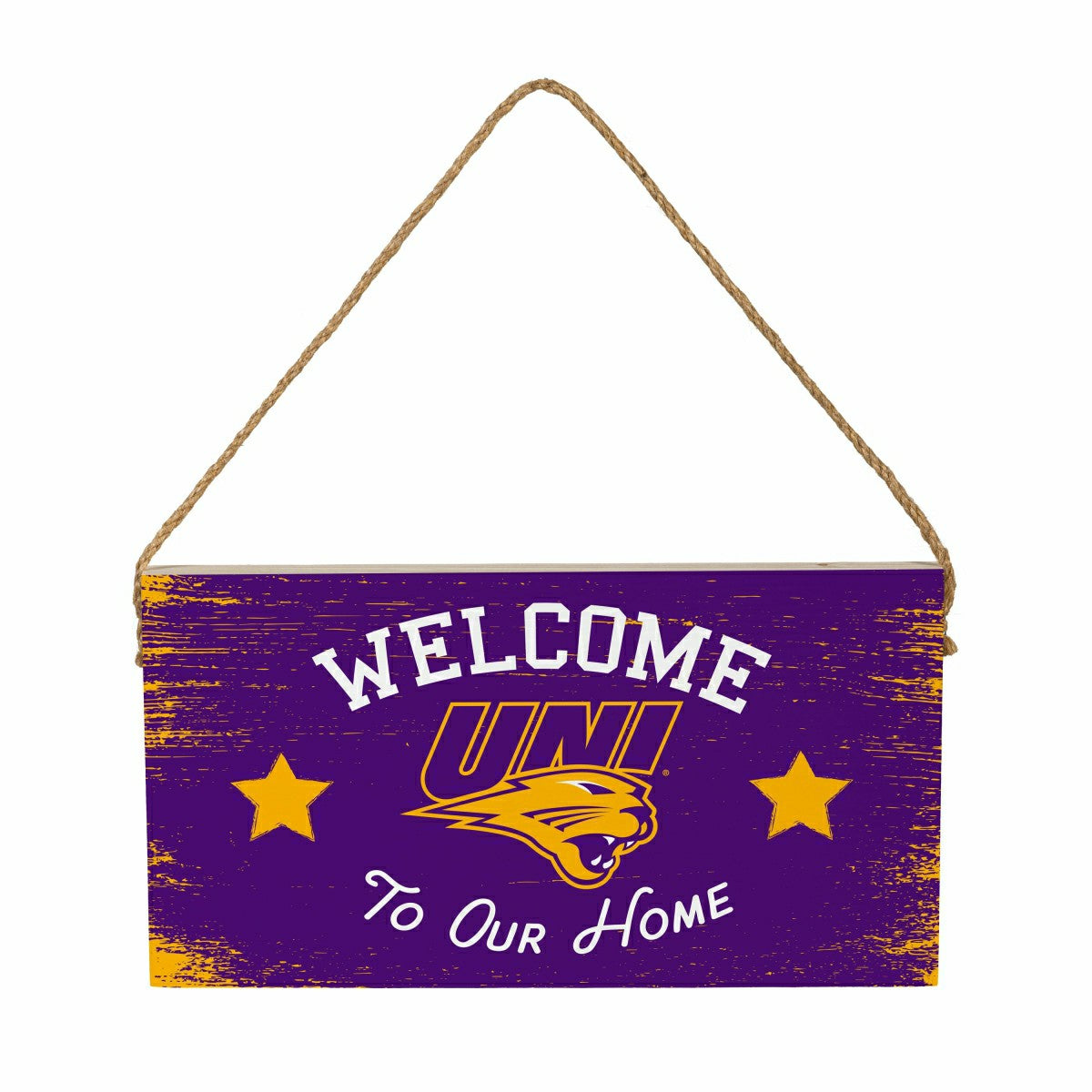 University of Northern Iowa Wood Wall Sign, 6x11, Home