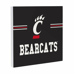University of Cincinnati Wood Wall Sign, 12x12, Home