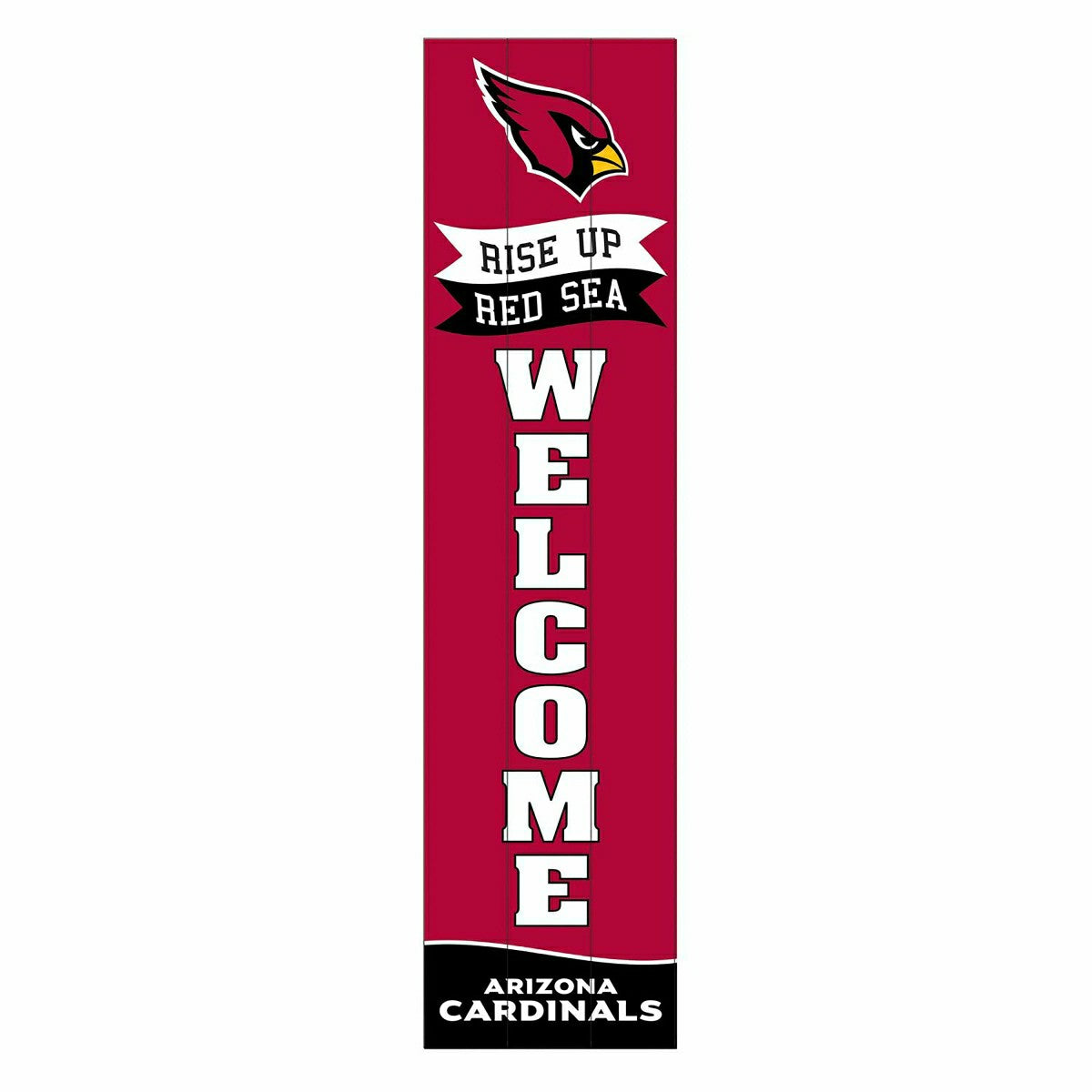 Arizona Cardinals Large Single Sided Leaner, 46", Home