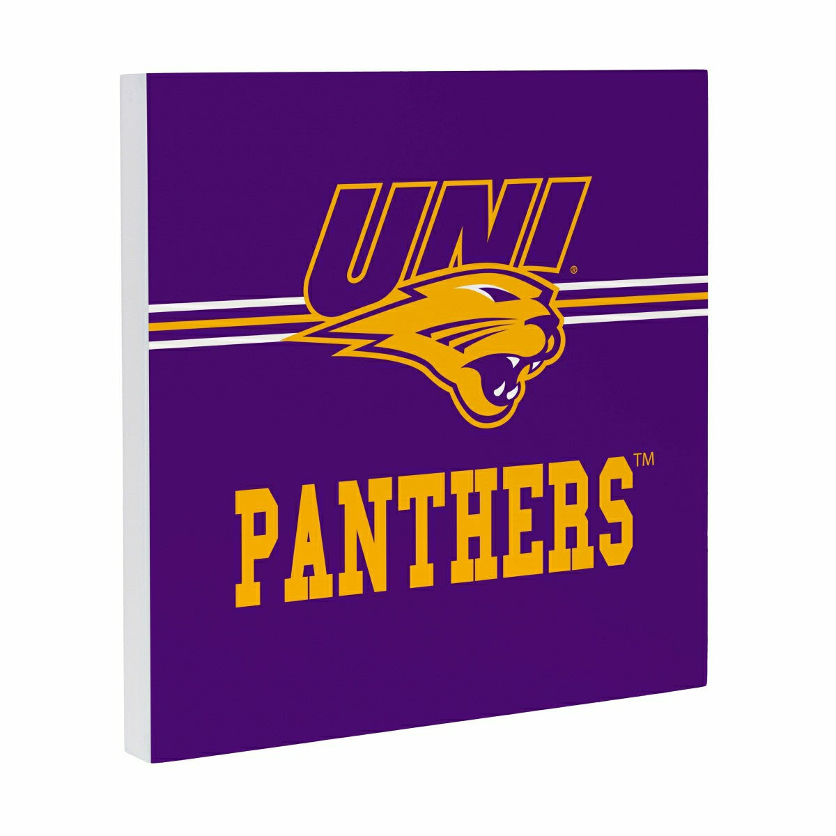 University of Northern Iowa Wood Wall Sign, 12x12, Home