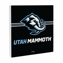 Utah Hockey Club Wood Wall Sign, 12x12, Home