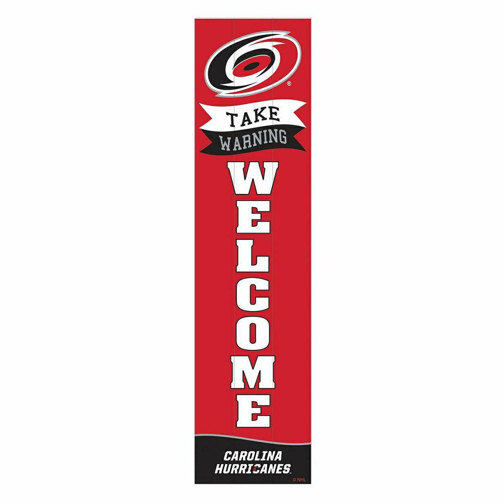 Carolina Hurricanes Large Single Sided Leaner, 46", Home