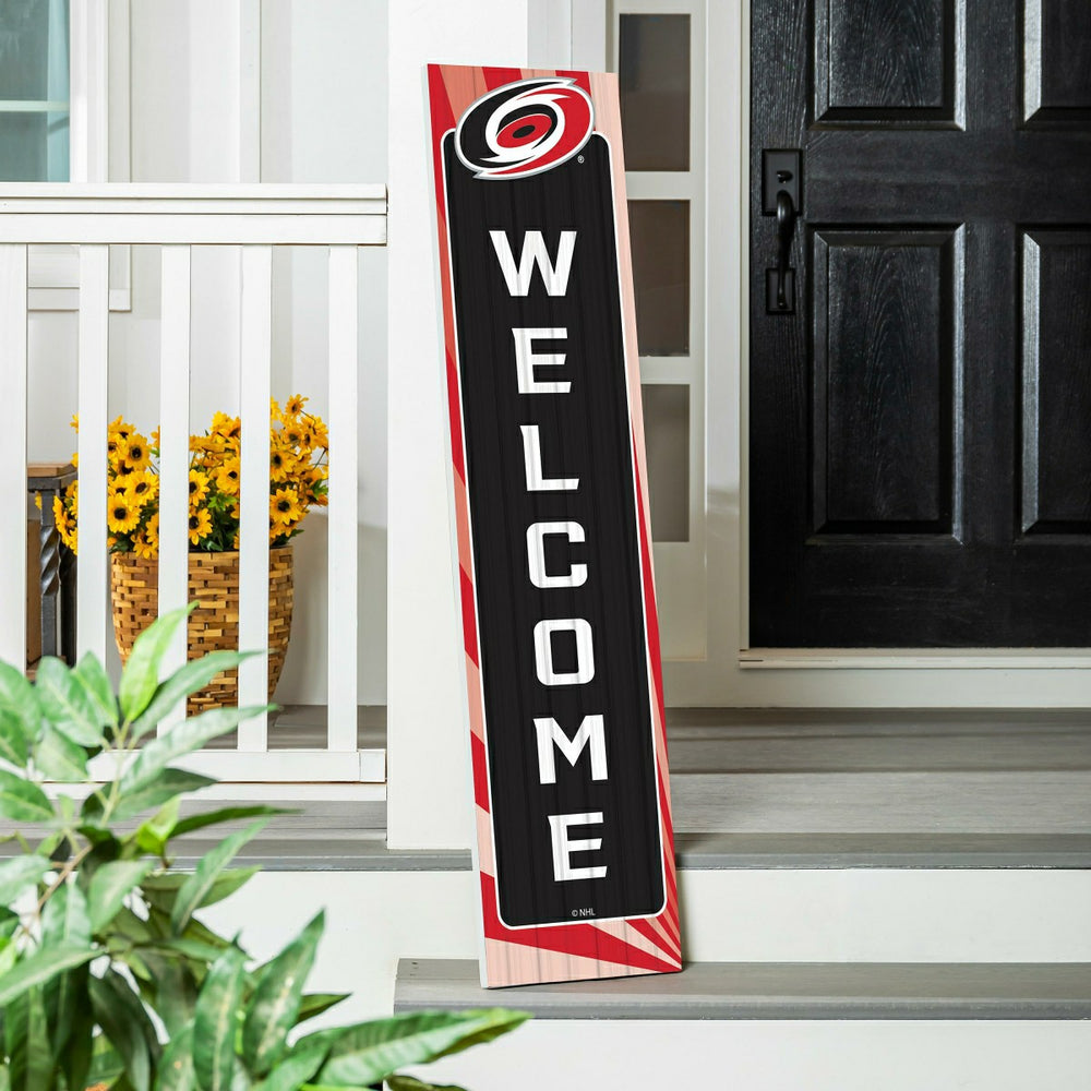 Carolina Hurricanes Summer Seasonal Single Sided Large Leaner, 46", Home