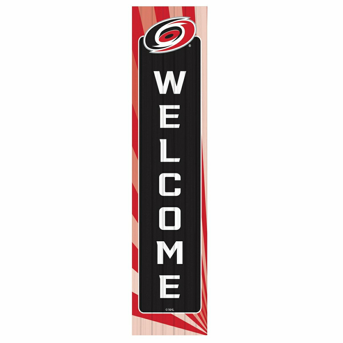 Carolina Hurricanes Summer Seasonal Single Sided Large Leaner, 46", Home