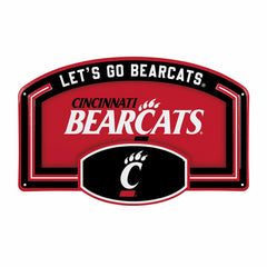 University of Cincinnati USA Embossed Steel Wall Sign, 11" x 17", Home