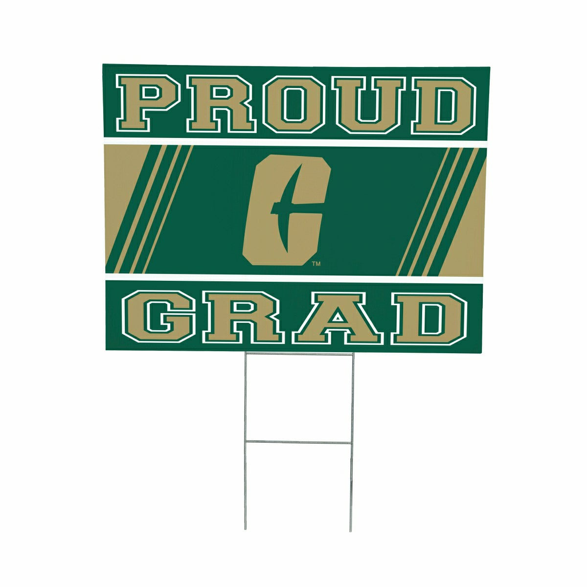 University of North Carolina/Charlotte Coroplast Yard Sign Graduate, Home