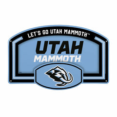 Utah Mammoth USA Embossed Steel Wall Sign, 11" x 17", Home