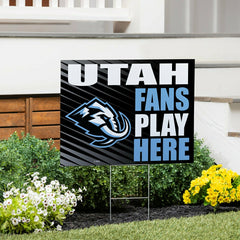 Utah Hockey Club Coroplast Yard Sign "Fans Play Here", Home