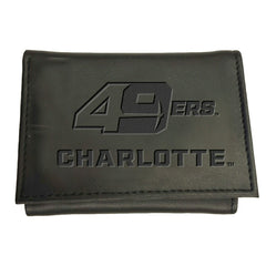 University of North Carolina, Charlotte, Tri-Fold Wallet, Black, Home