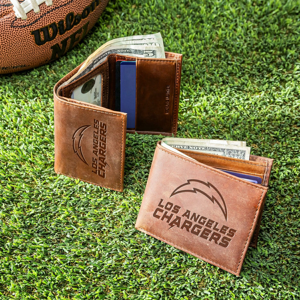 Los Angeles Chargers, Bi-Fold and Tri-Fold Wallet Gift Set, Brown, Home