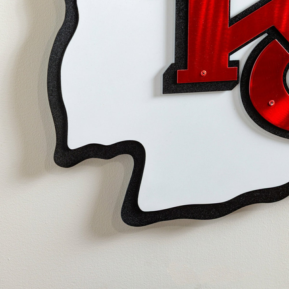 Kansas City Chiefs Premier Metal Wall Art, Home