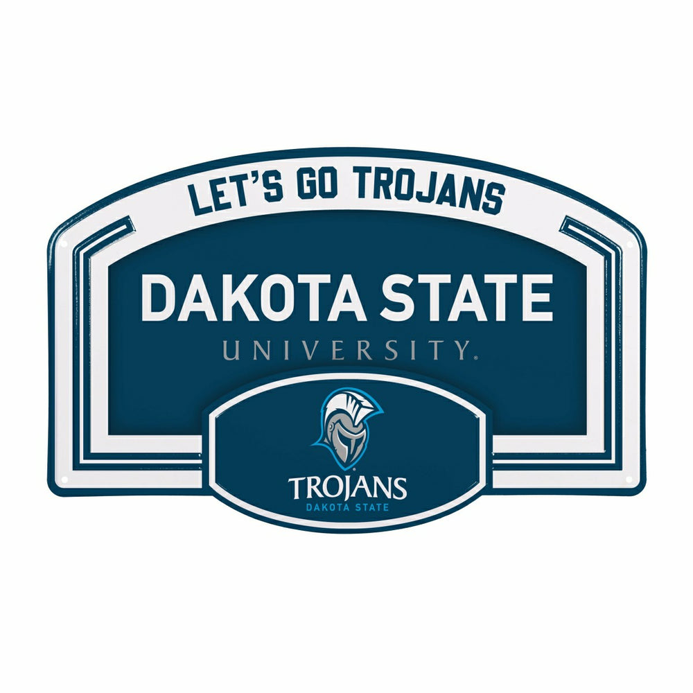 Dakota State University Fan Parking USA Stamped Steel Wall Sign, 7" x , Home